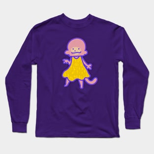 Golden Dress Monkey! Long Sleeve T-Shirt